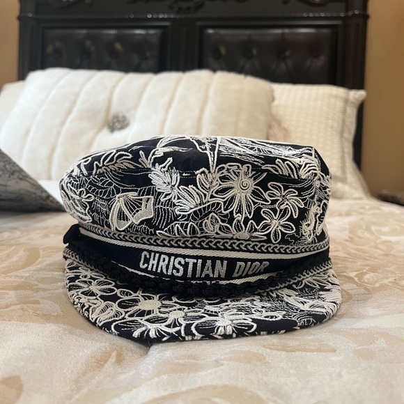 Dior Travel Cap blue/white size 57 (never worn) - Picture 5 of 9